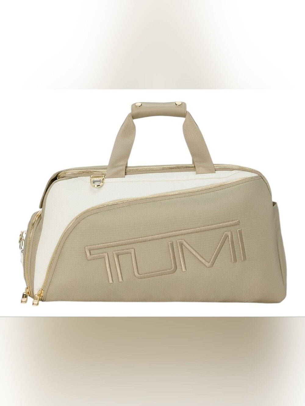 TUMI Sport Golf Duffel Bag Off White Brand New
